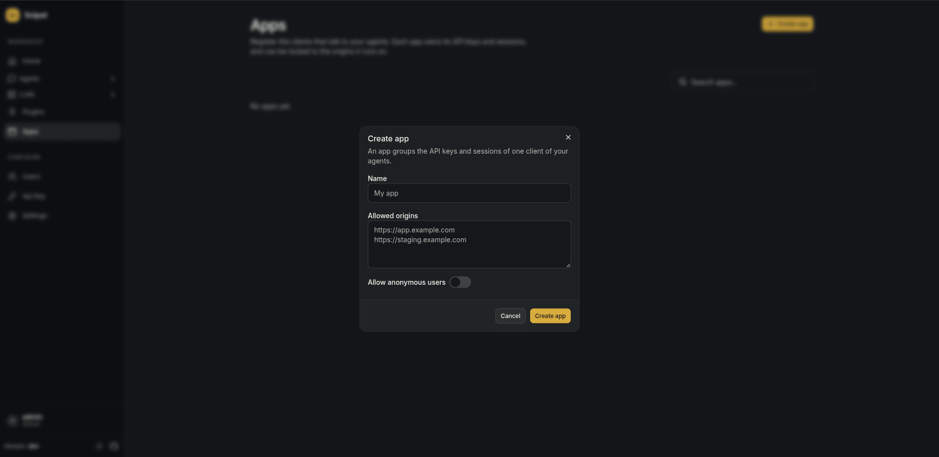 App form